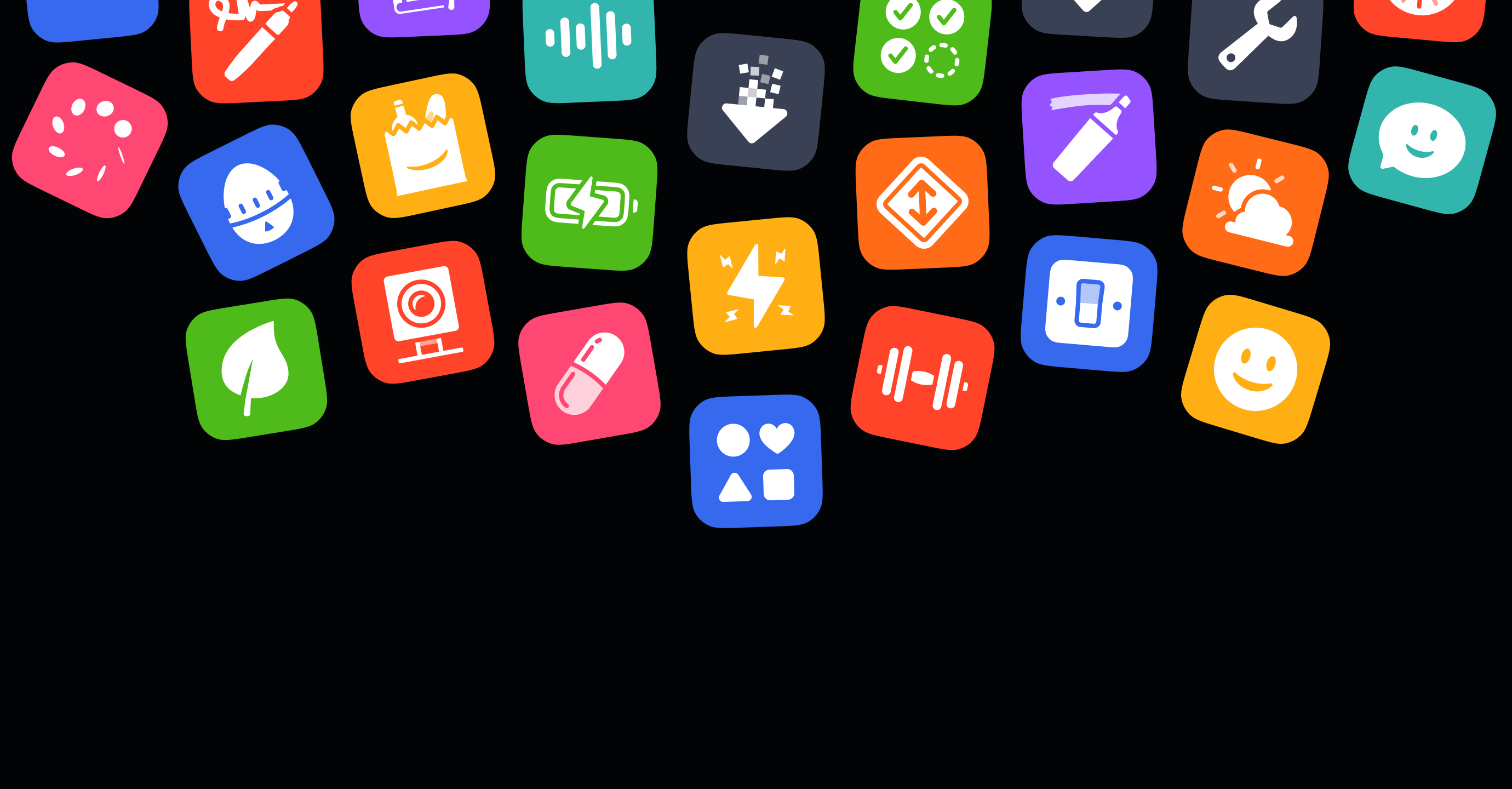 A header image showing various icons from the Extended for Shortcuts set.